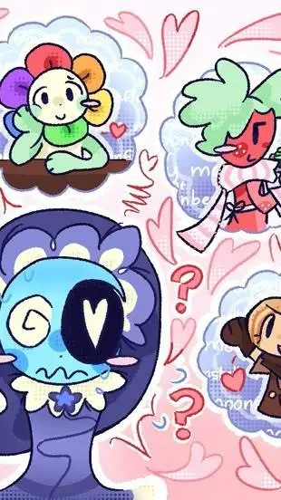 ai character: 🎀Moonberryflower🎀 background