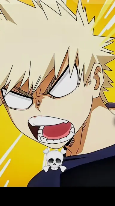 ai character: Katsuki Bakugo background
