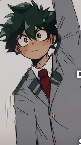 ai character: Izuku Midoriya background