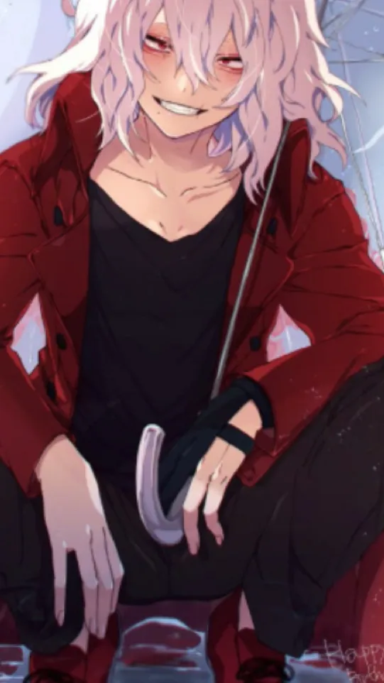 ai character: Tomura shigaraki  background