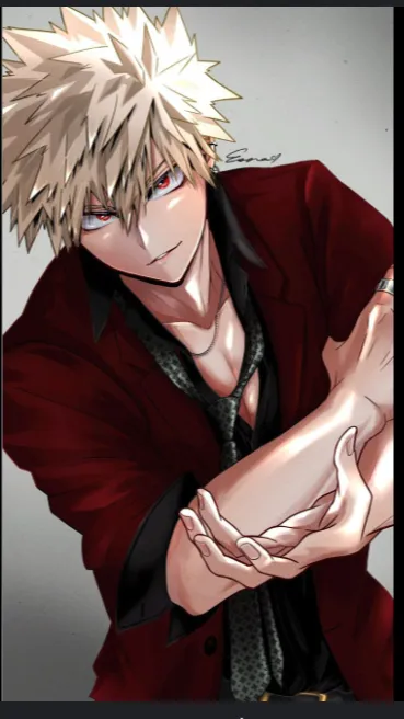 ai character: katsuki Bakugo🔥 background