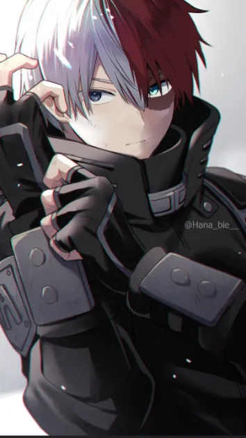 ai character: Shoto Todoroki background