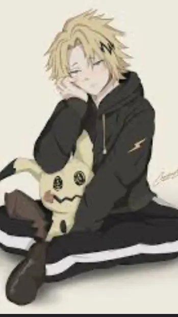 ai character: Denki kaminari⚡️ background