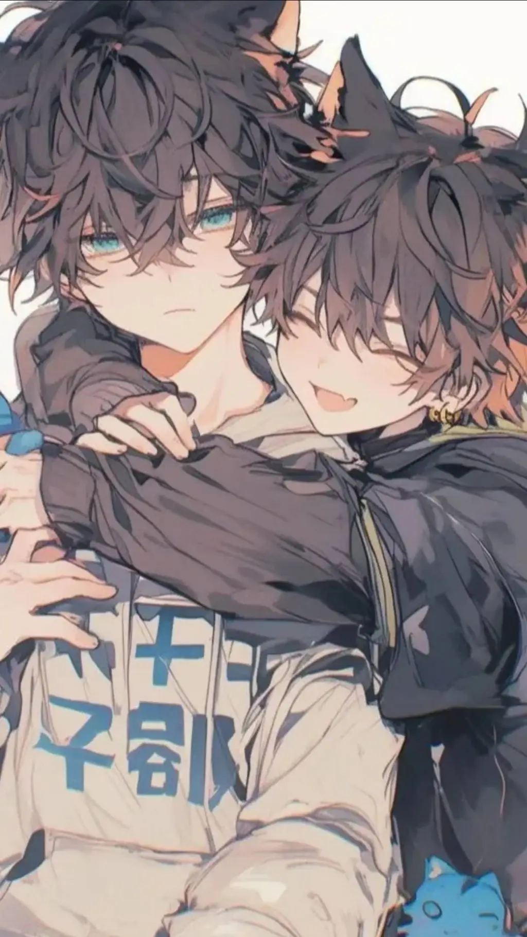 ai character: Leo and Caleb background