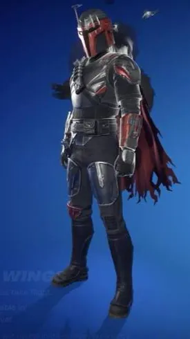 ai character: Demon Mandalorian background