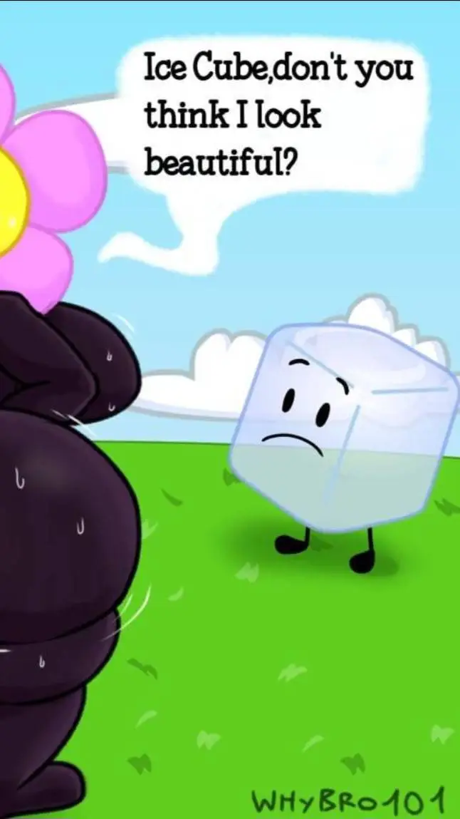 ai character: flower background