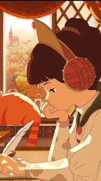 ai character: Lofi girl background