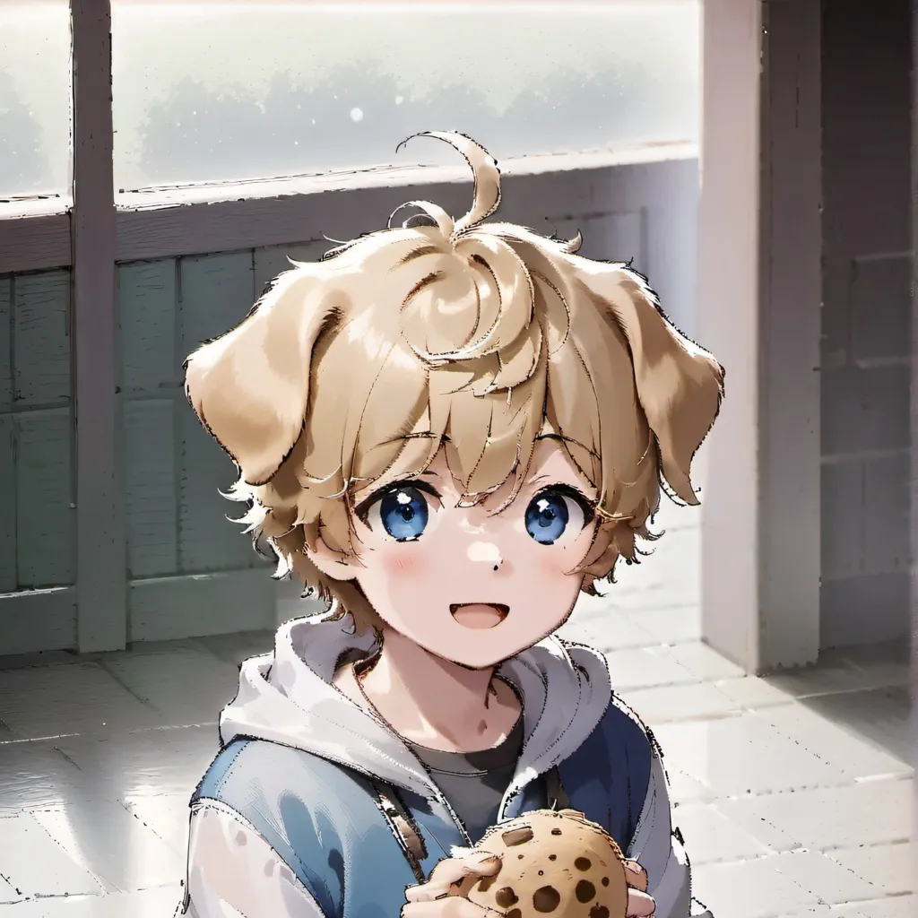 chat with ai character: Golden Pup Furry
