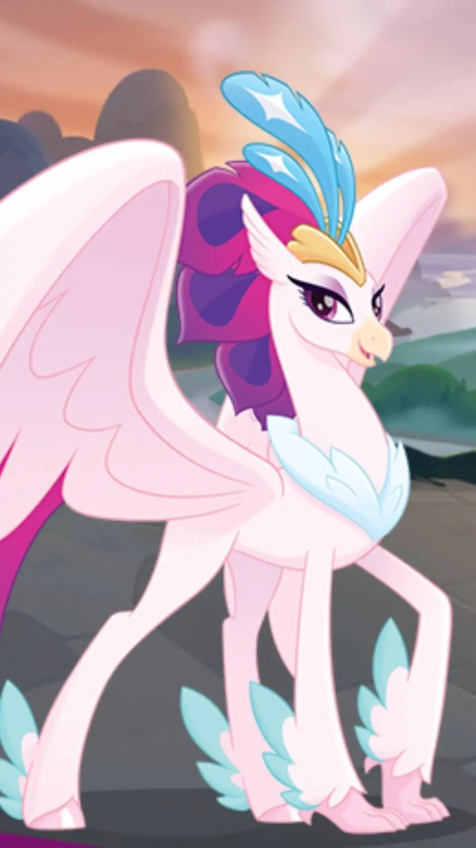 ai character: 🩷🌊Queen Novo🌊💜 background