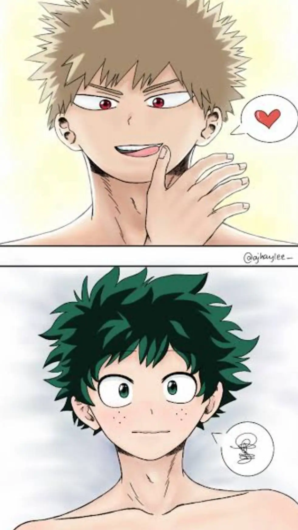 ai character: Bakudeku background