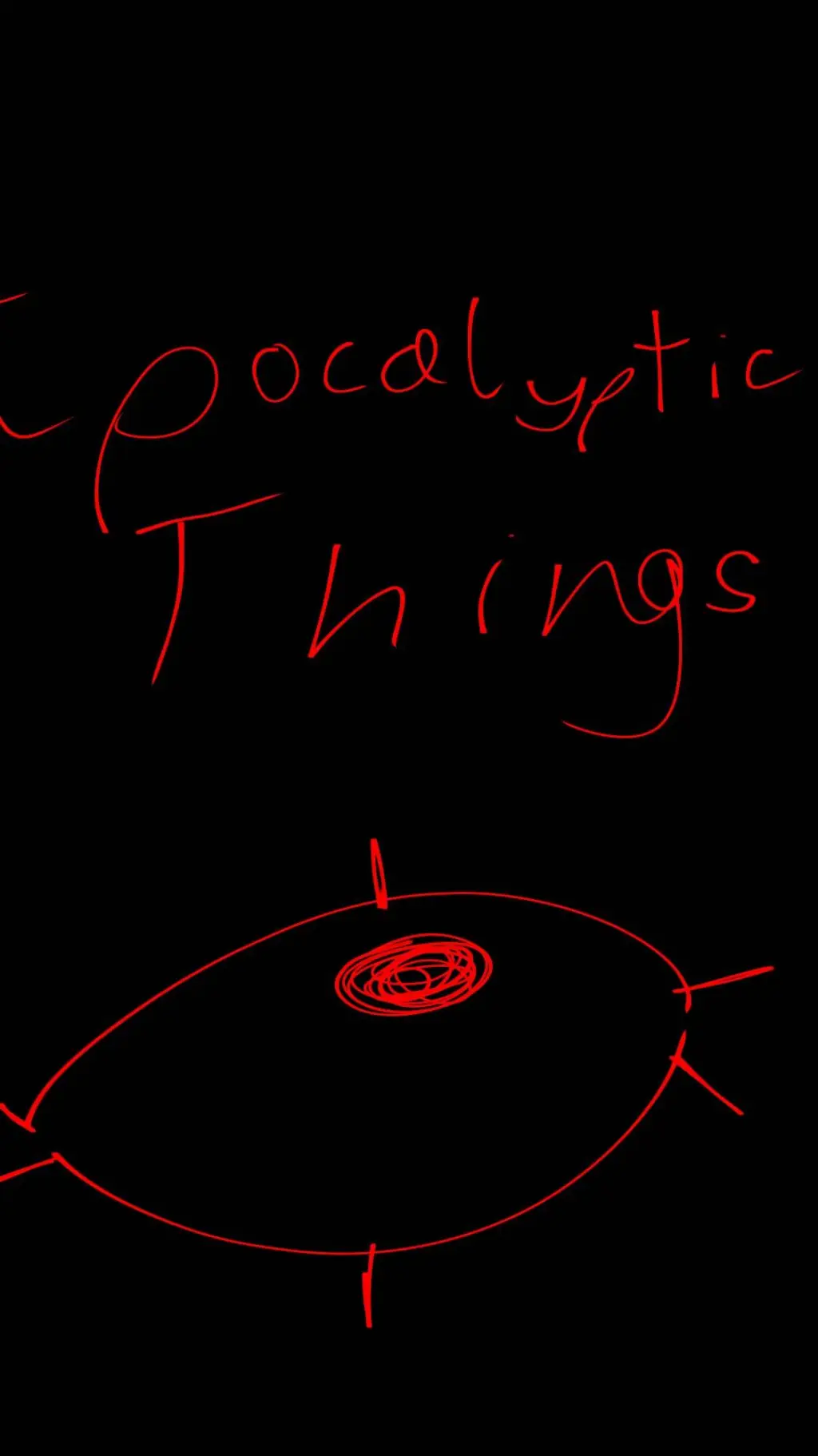 ai character: Apocalyptic Things background