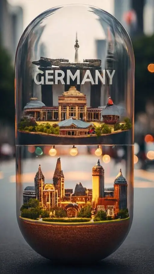 ai character: Germany  background