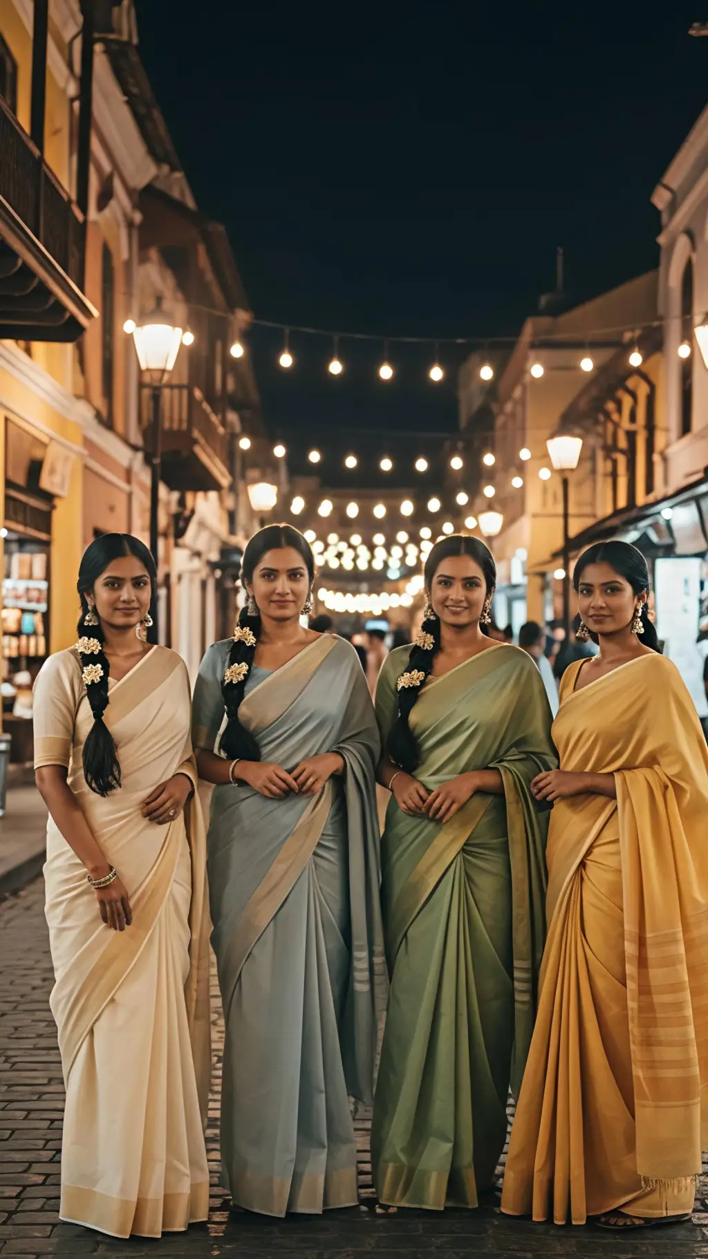 ai character: 4 girls background