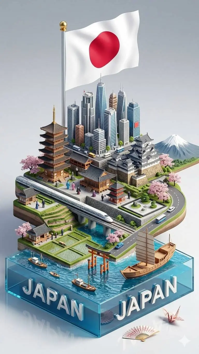 ai character: Japan background
