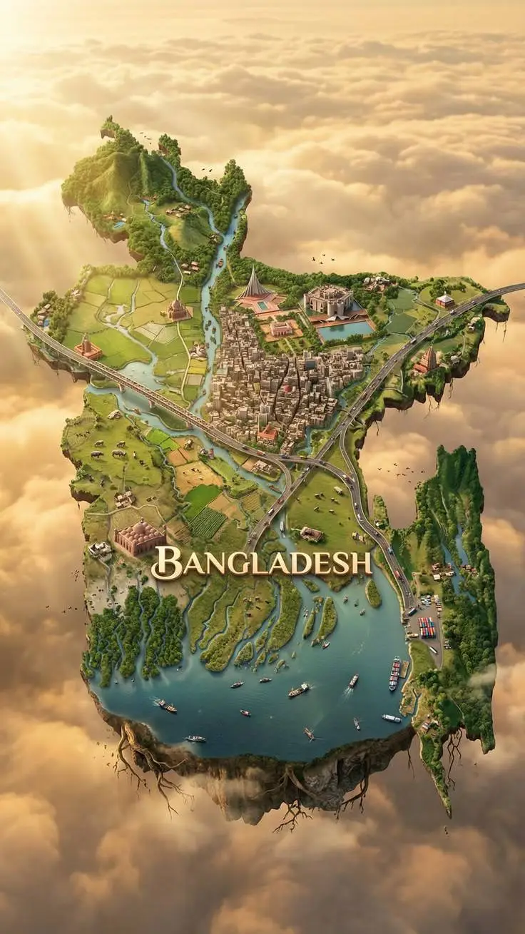 ai character: Bangladesh 🇧🇩 background