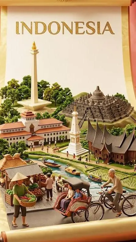 ai character: Indonesia background