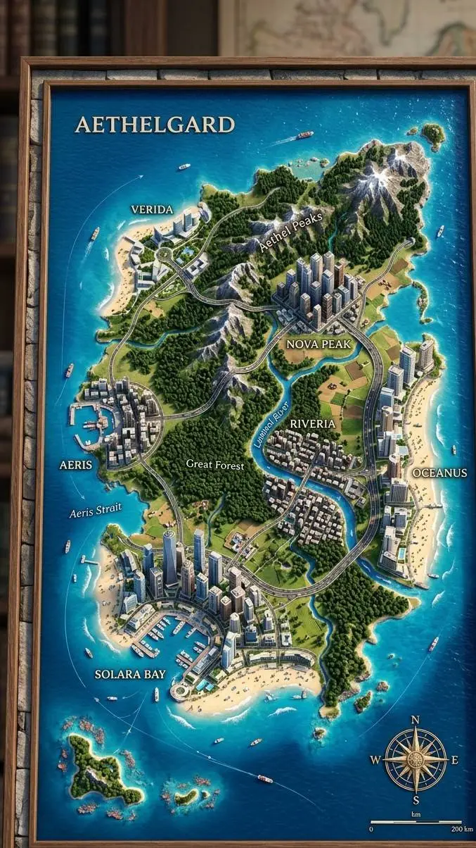 ai character: aethelgard county background
