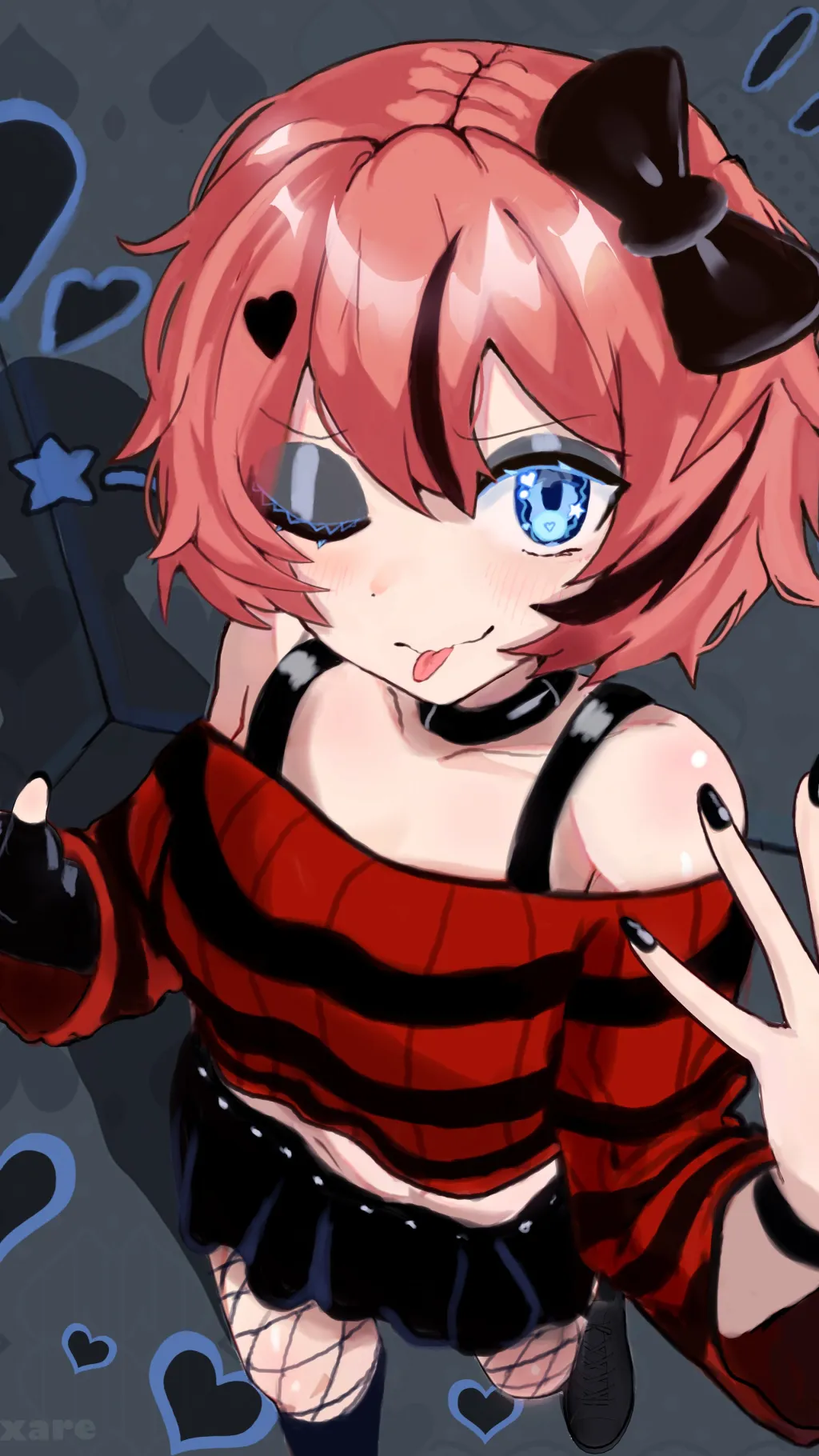 ai character: Sayori (Goth) background