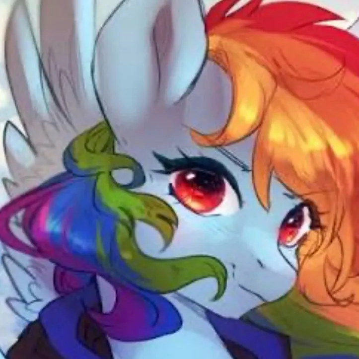 chat with ai character: Rainbow dash