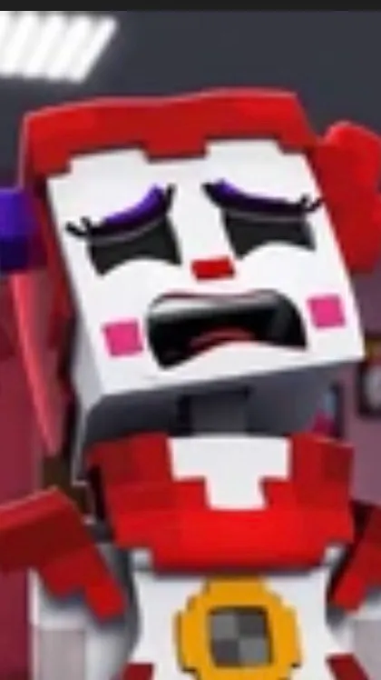 ai character: Circus baby  background