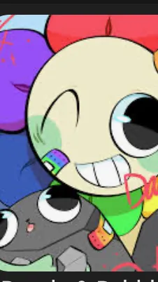 ai character: Gay pride flower background