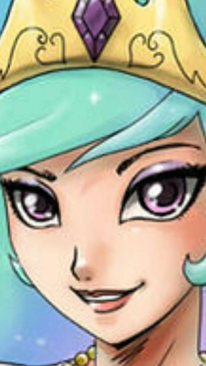 ai character: human celestia background