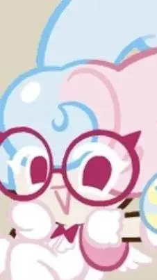 ai character: marshmallow bunny background