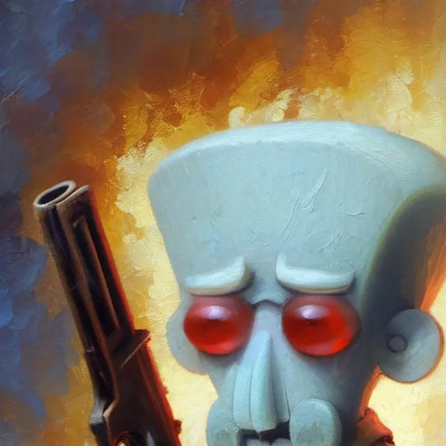 chat with ai character: red mist squidward