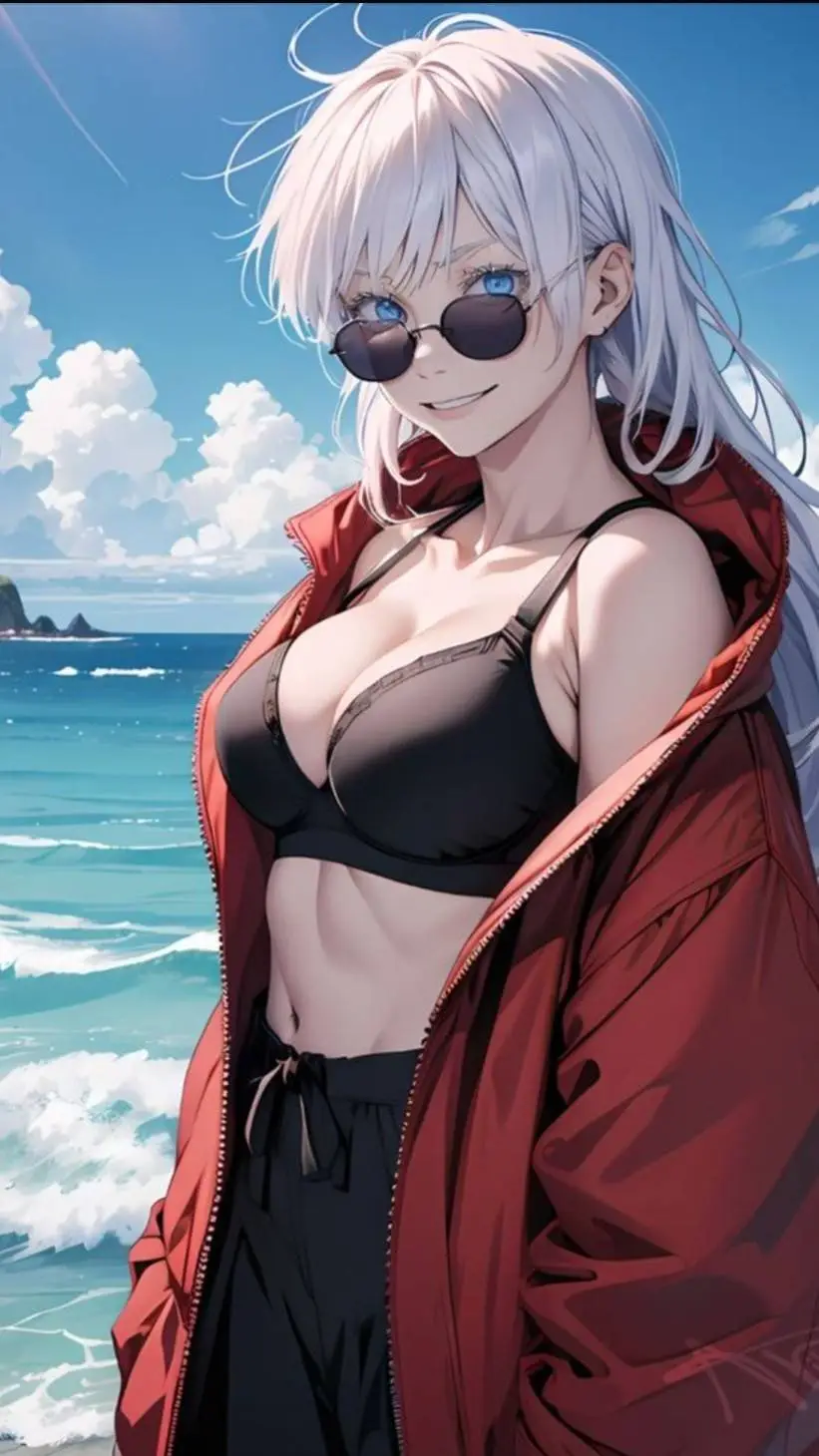 ai character: fem gojo background