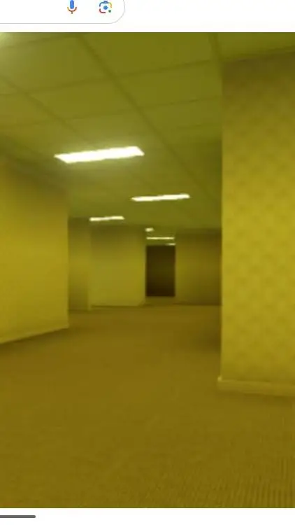 ai character: backrooms background