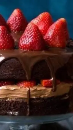 ai character: FRUIT CAKEEEEEEEEE background