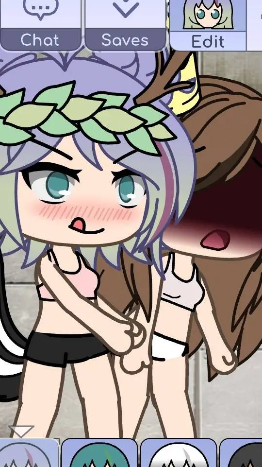 ai character: uwu cat😭 background