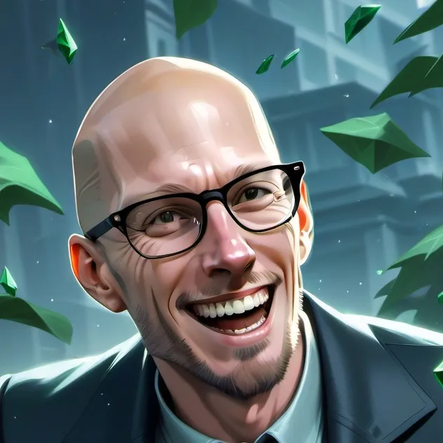 chat with ai character: гedneck bald man