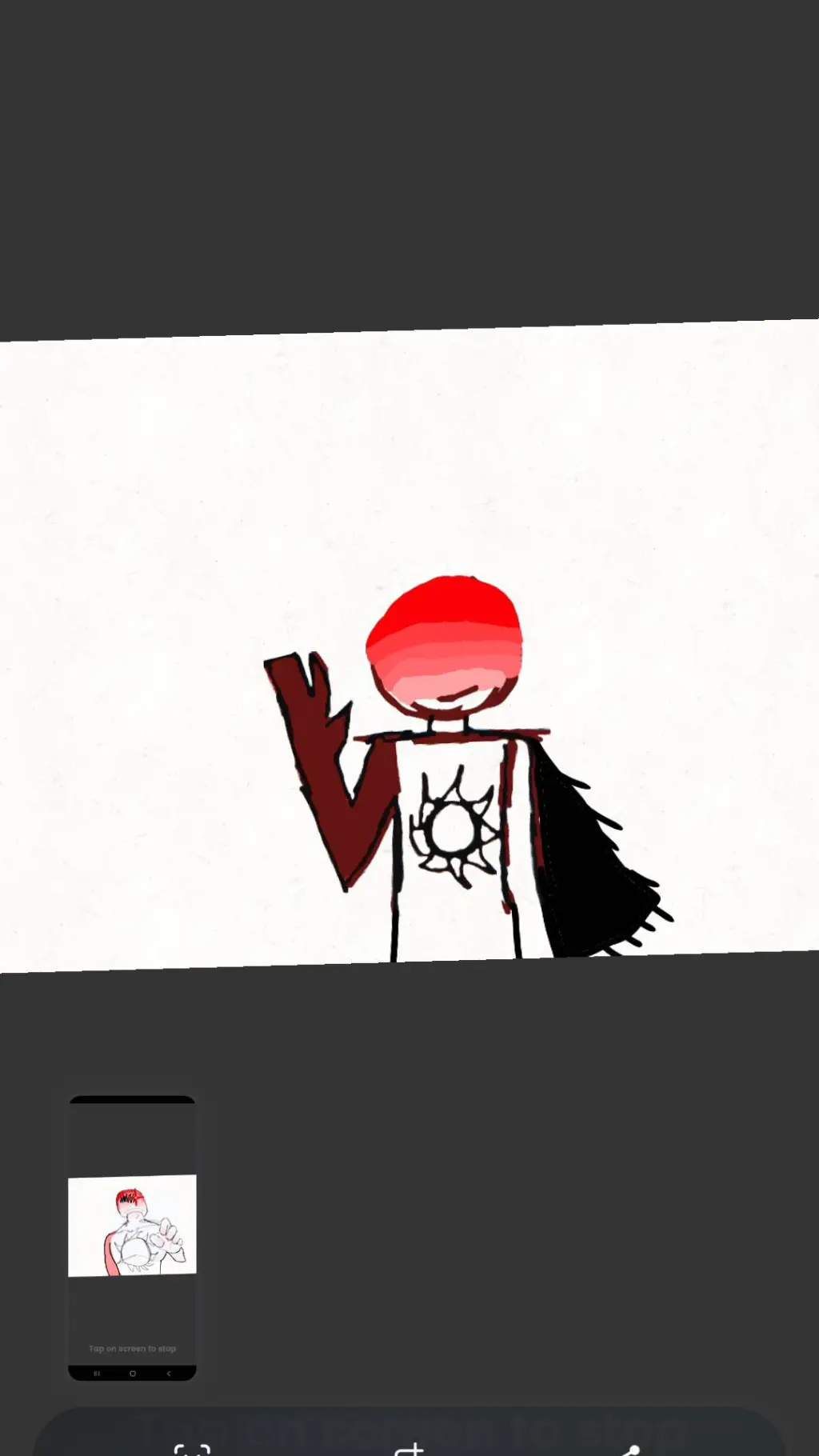 ai character: red background