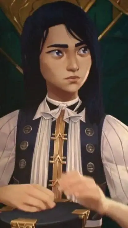 ai character: Teen Caitlin  background