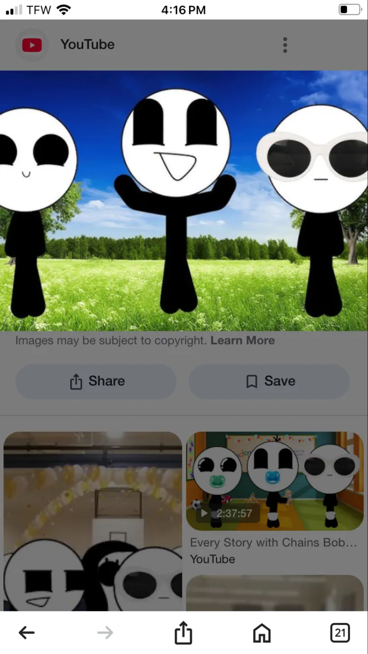 ai character: Bob chains & Billy background