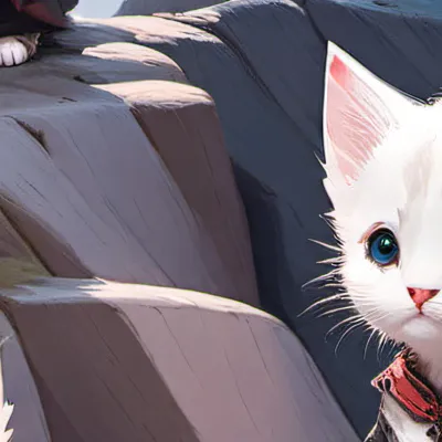 chat with ai character: Three kittens ￼