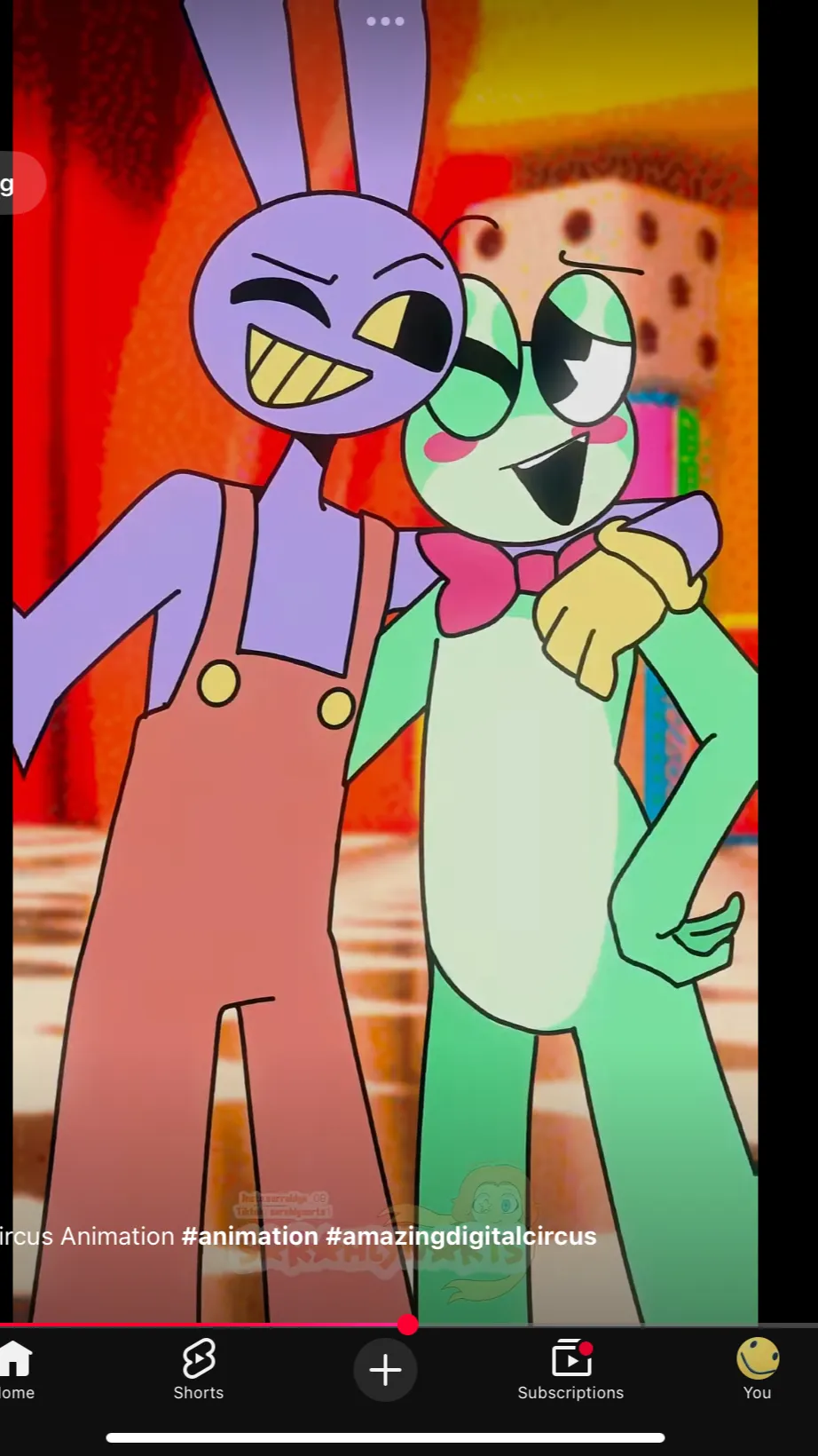 ai character: Ribbit background