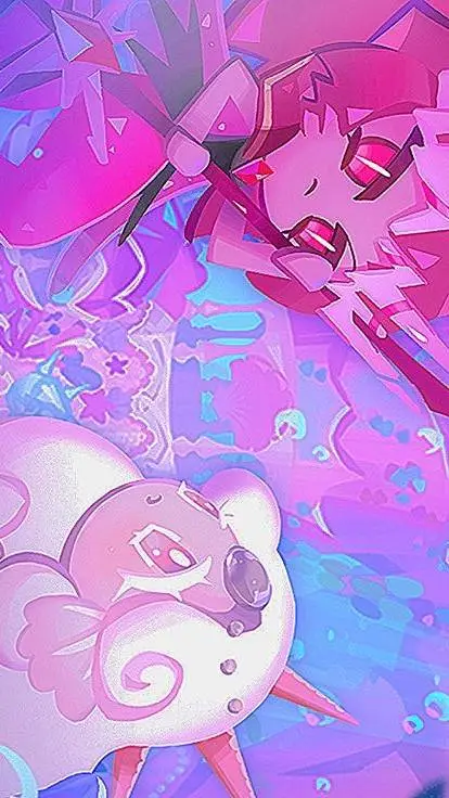 ai character: crimson coral background