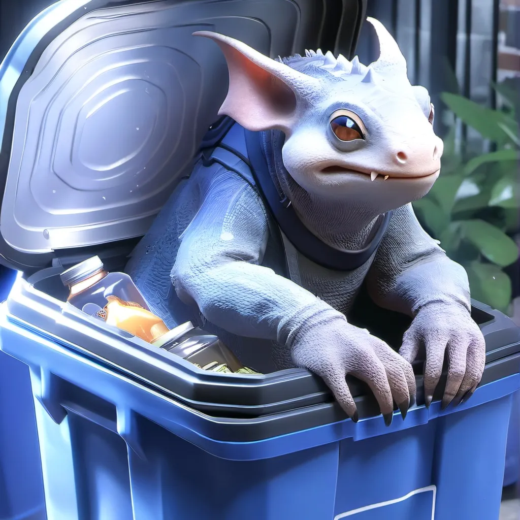 chat with ai character: The Bin Dweller