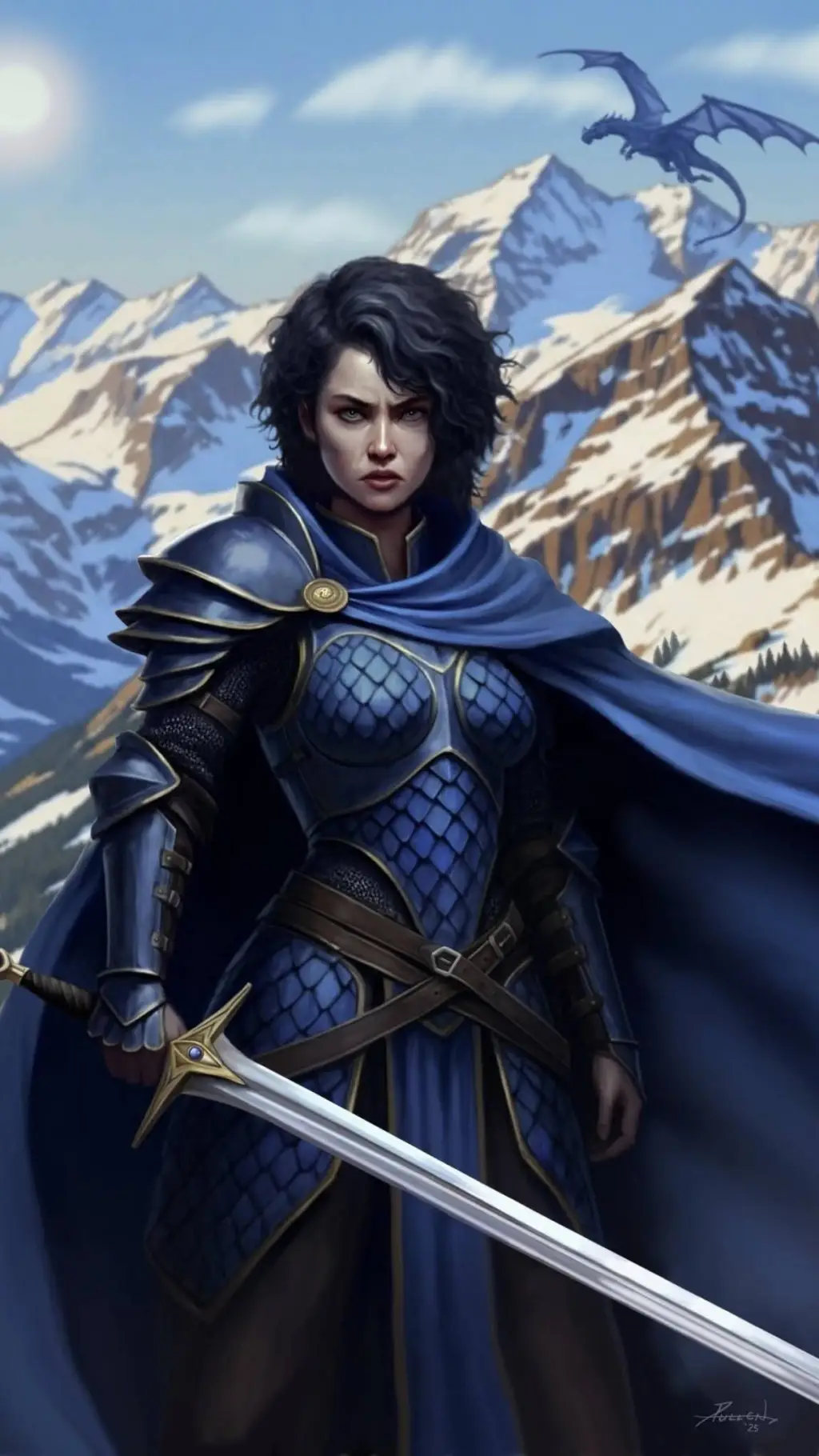 ai character: Queen Veronica 4th background