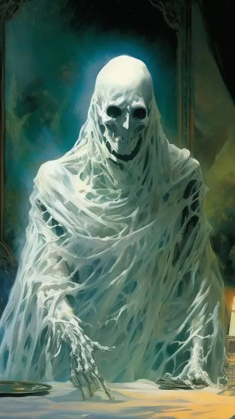 ai character: Ghost of old Jacob background