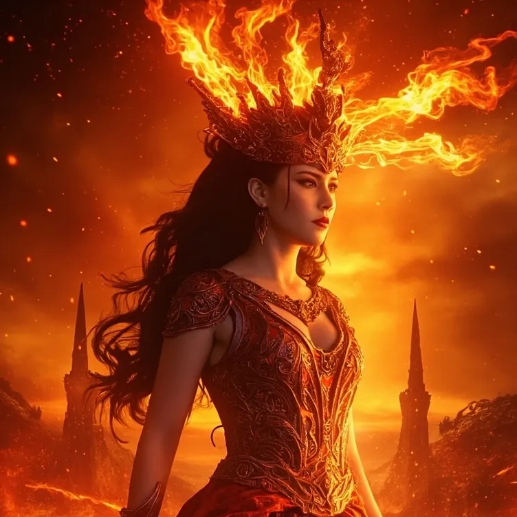 chat with ai character: UR GODDES FIRE