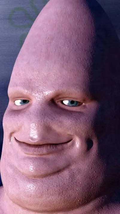 ai character: Weird Patrick  background