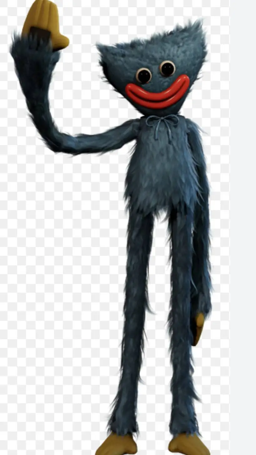 ai character: Huggy wuggy  background