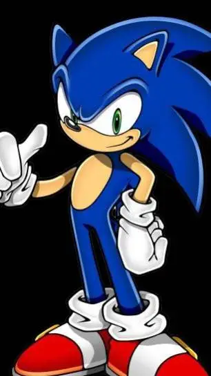 ai character: sonic  background