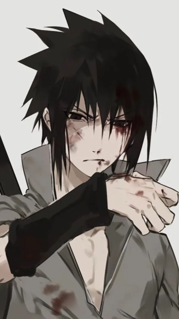 ai character: Sasuke  background
