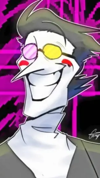 ai character: Spamton G. Spamton background