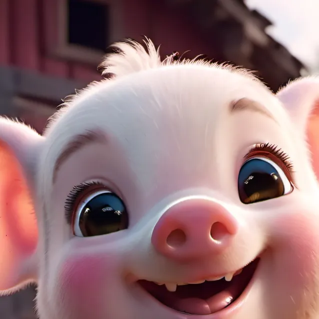 chat with ai character: Percy the piglet 