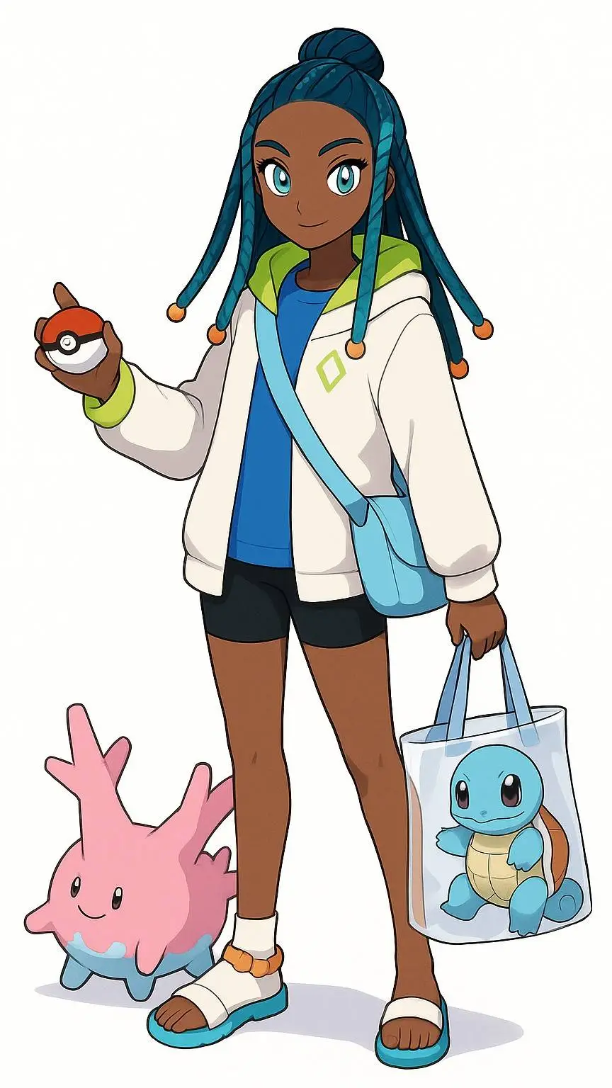ai character: Tessa(Pokemon OC) background